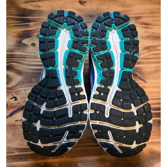 Brooks Ghost 7 'G7' Women's Running Shoes Gray/Green/Purple Size 8 Medium - Picture 10 of 12